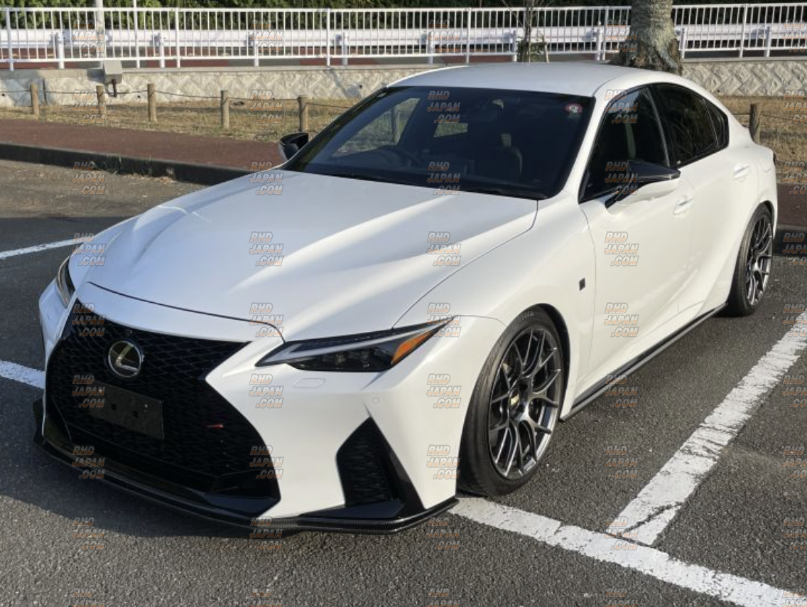 LEMS Side Splitter Carbon Fiber with Clear Coating - Lexus IS500